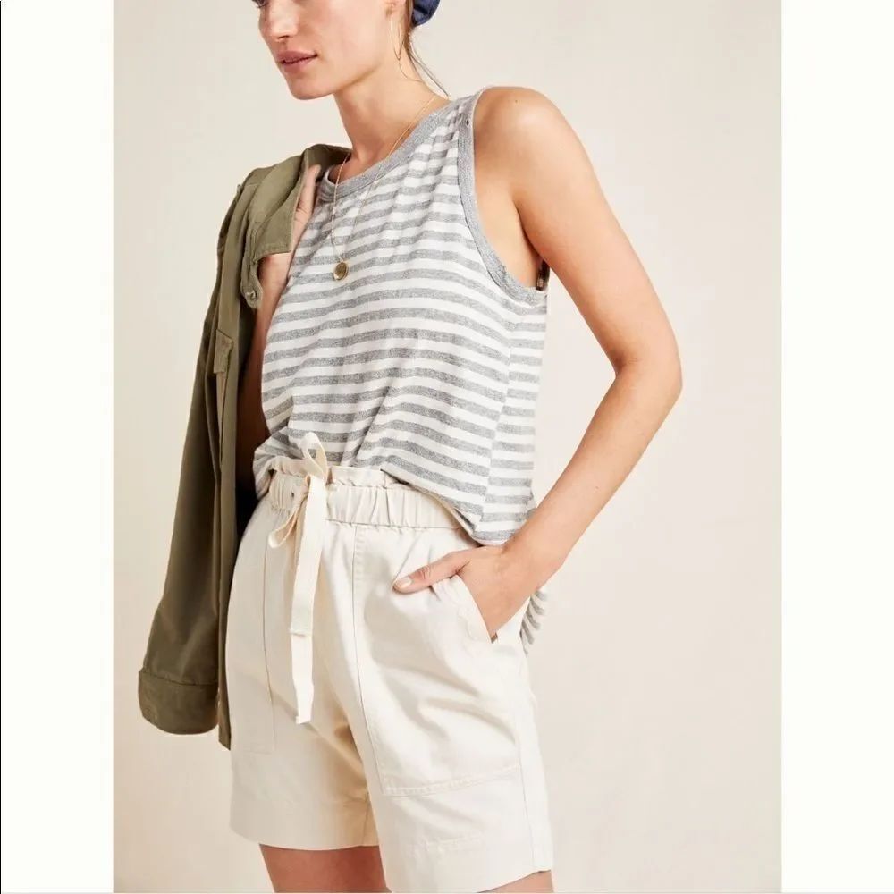 FRYE X Anthropologie Paperbag Waisted Shorts